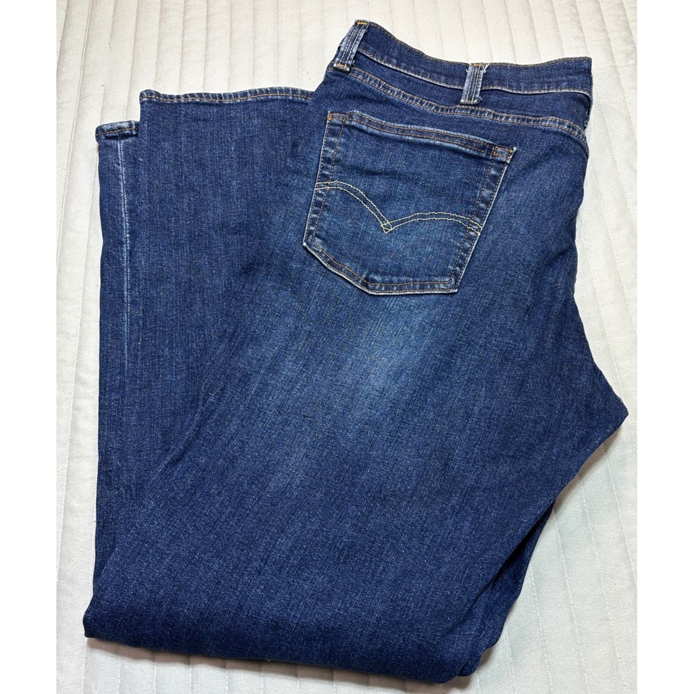 Levis Premium 511 Slim Fit Dark Wash Blue Denim Jeans Mens W40 L32